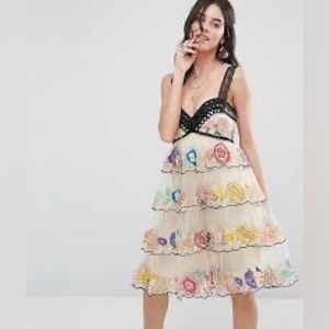 RARE free people ramble rose dress!